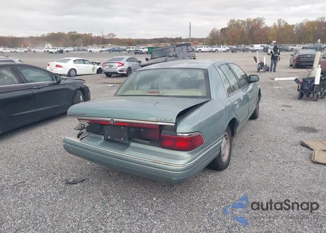 1997 Mercury Grand Marquis Ls из США, поврежденный, VIN 2MELM75W1VX645870